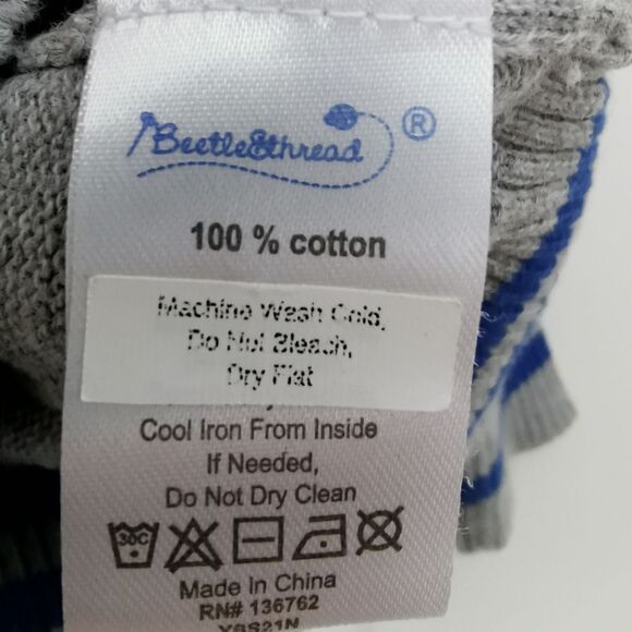 2/$15 Beetle thread knit sweater size 9-12 m - Picture 4 of 5